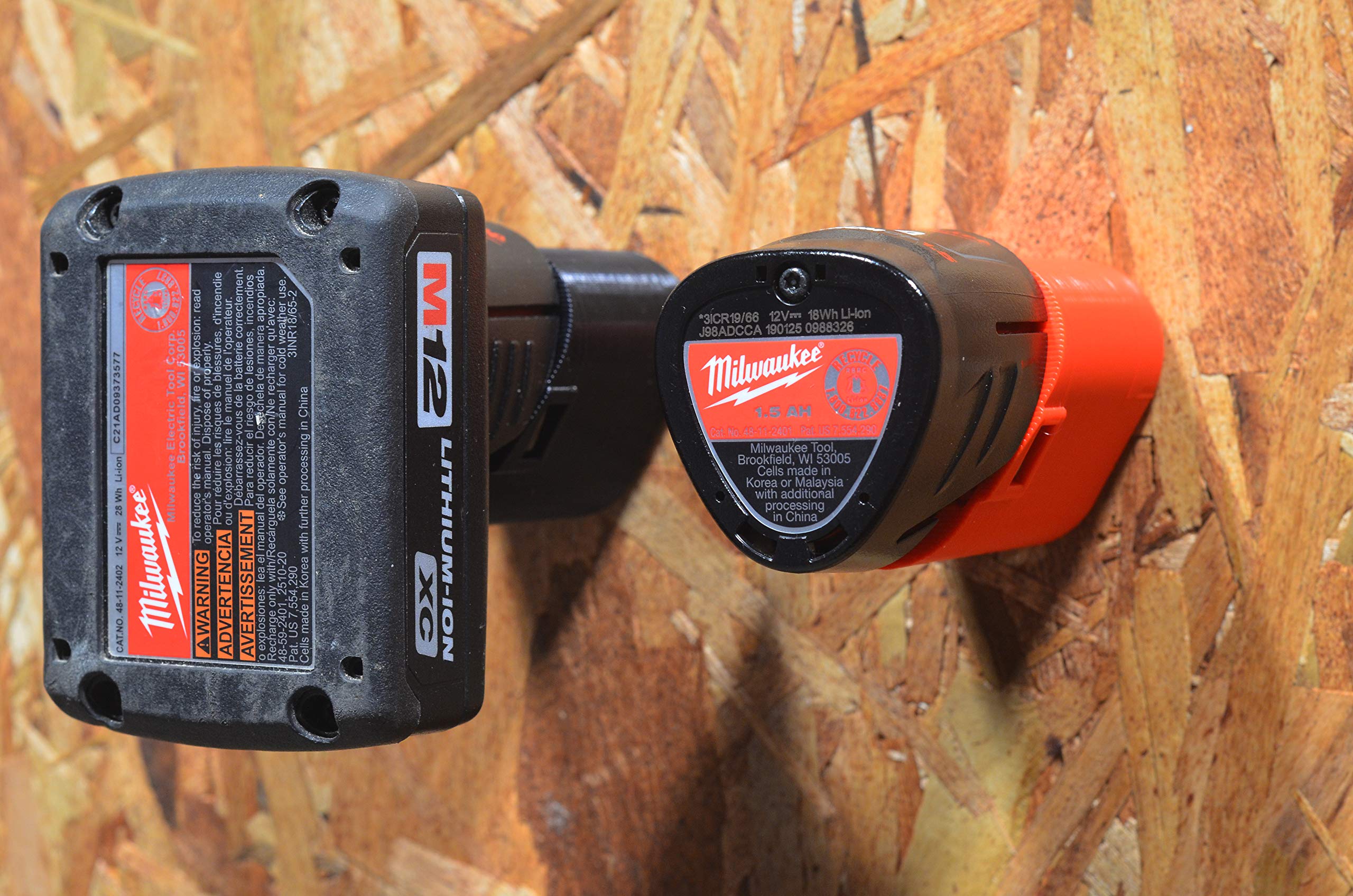 Compatible with Milwaukee M12 REDLITHIUM batteries including 48-11-2401.