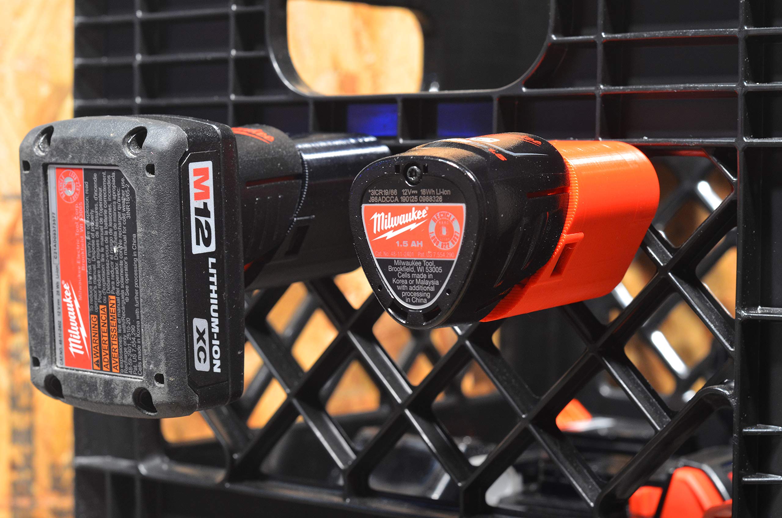 PLA material provides lightweight, durable battery protection.