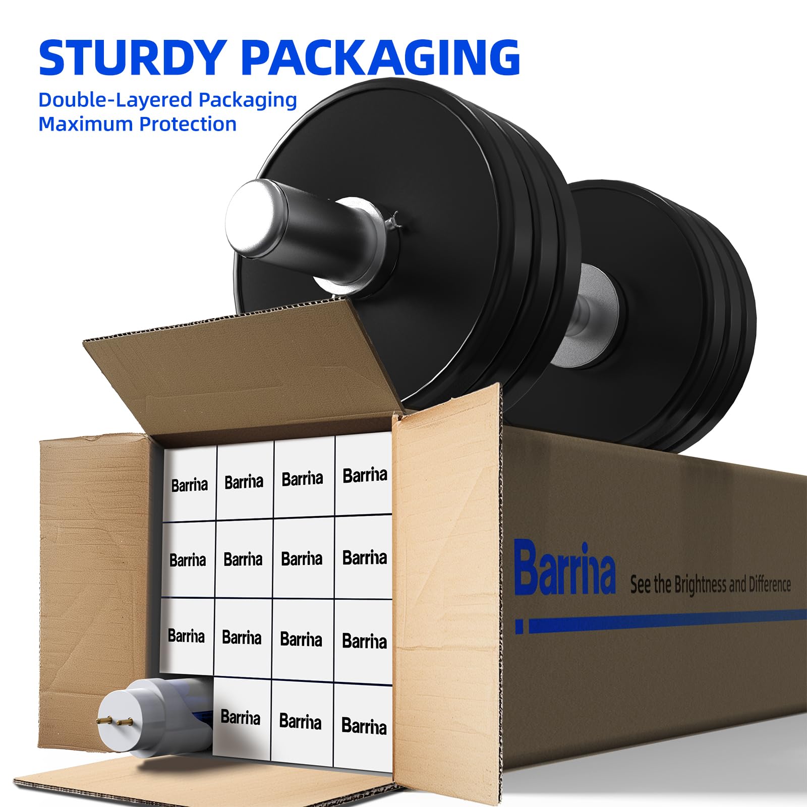 Barrina aluminum housing provides efficient heat dissipation for longer life