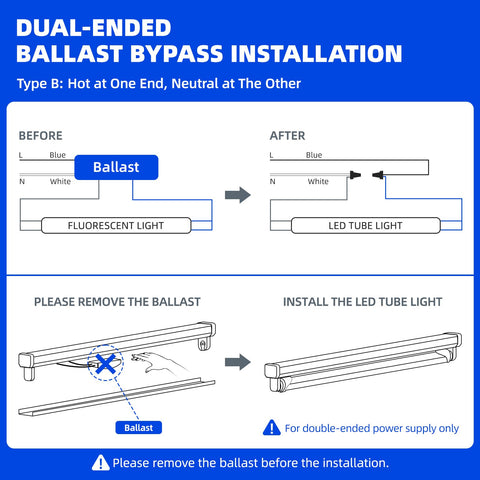 Barrina T8 tube is ETL-listed for safety and professional-grade quality