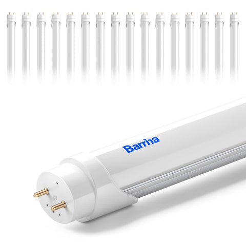 Barrina 4ft LED T8 tube with frosted cover delivers glare-free 6000K illumination