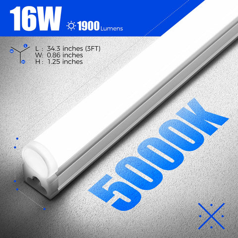 Barrina 6-pack LED bay lights arranged for broad workshop coverage
