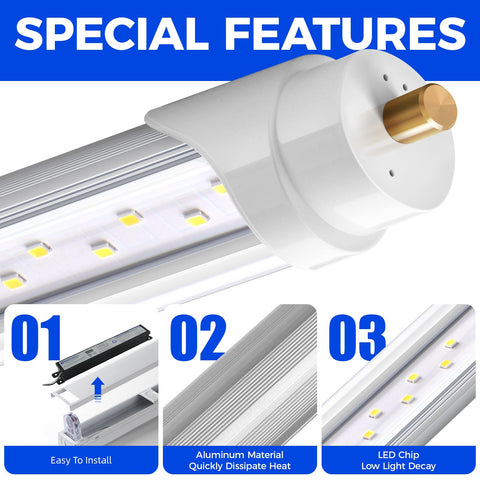 Barrina 6500K daylight LED for crisp work visibility.