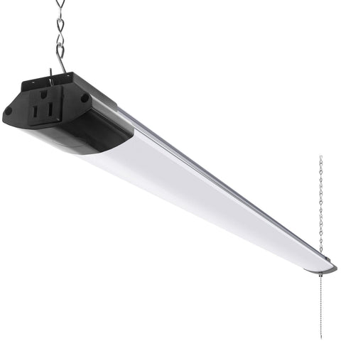 Barrina BS84 LED shop light 4ft installation options with easy mounting for garages and workshops