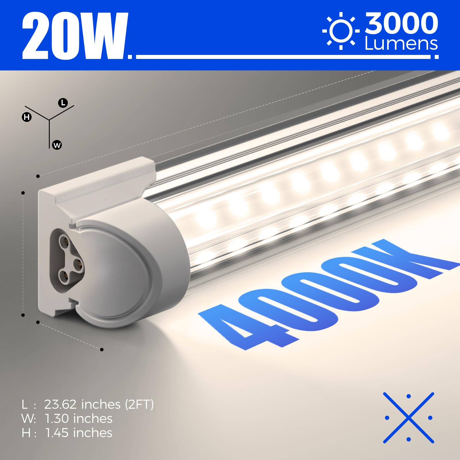 Barrina ETL-listed warehouse lighting for safe, compliant indoor use.