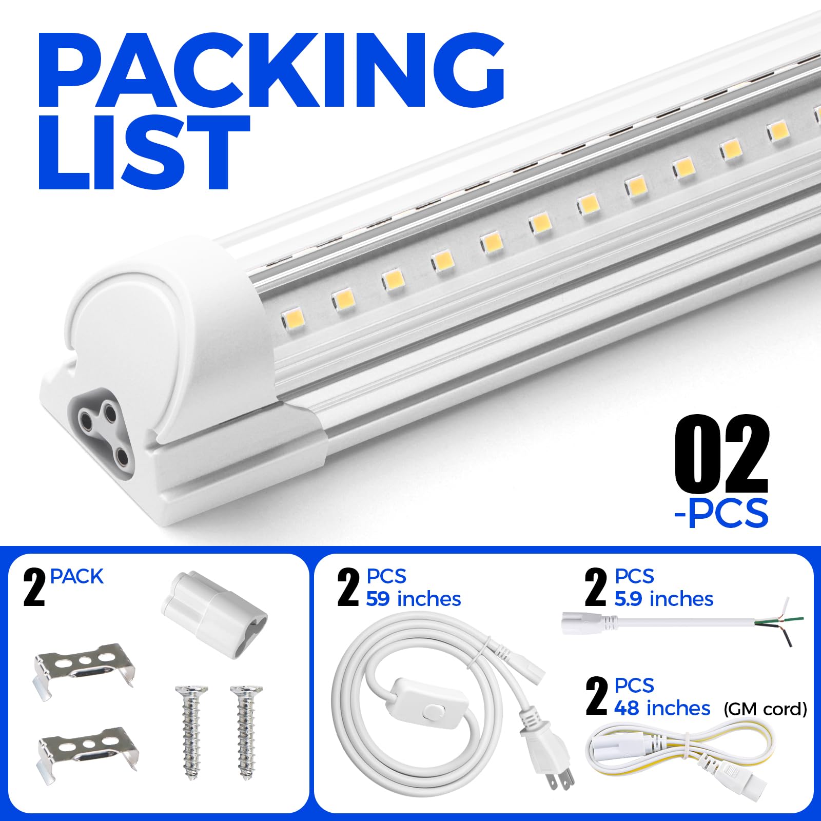 Barrina 2FT packaging includes cables and manual