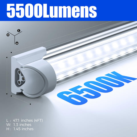 Barrina LED Shop Light 4ft supports hardwired or corded installation