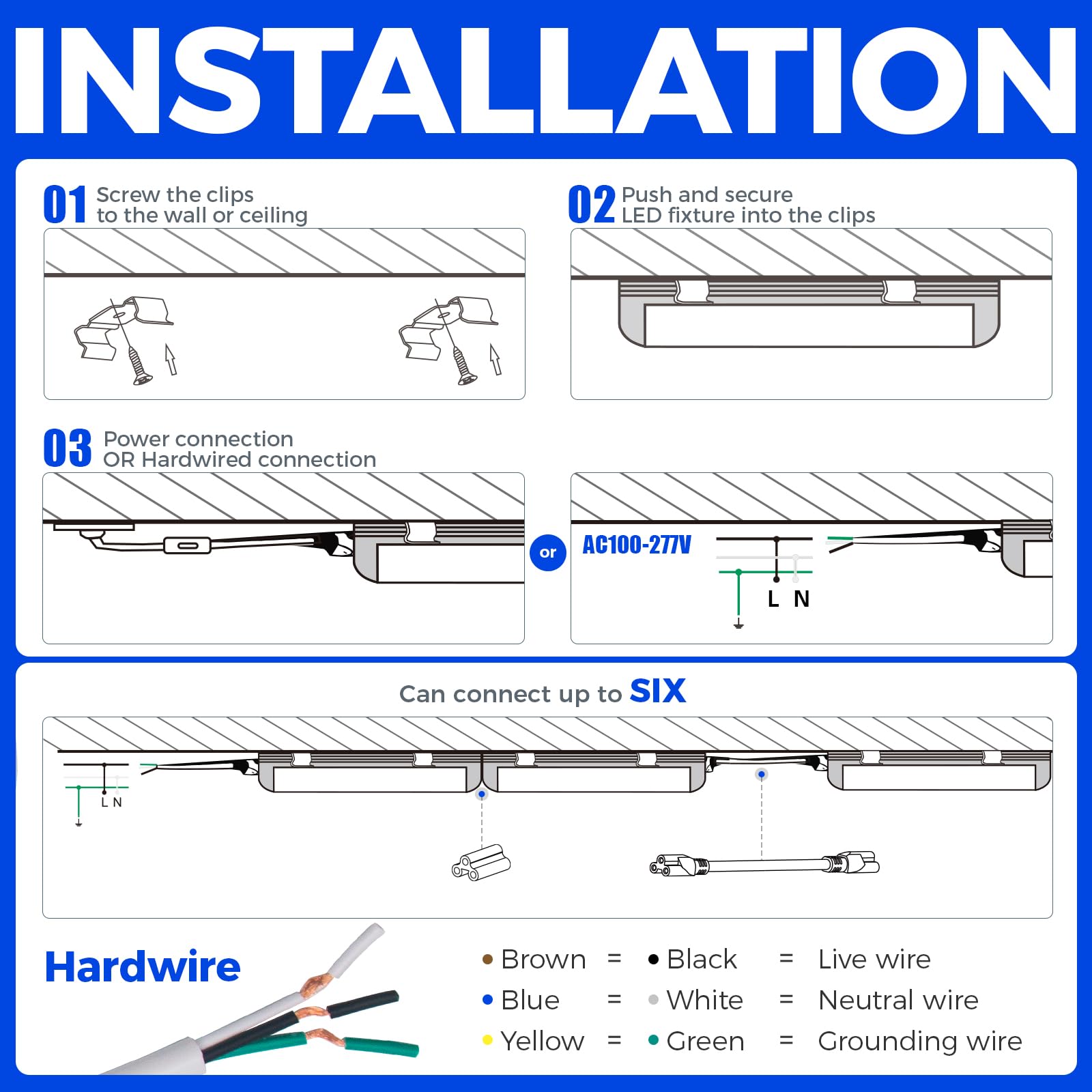 Barrina 4ft LED light ideal for garages, workshops, and warehouses