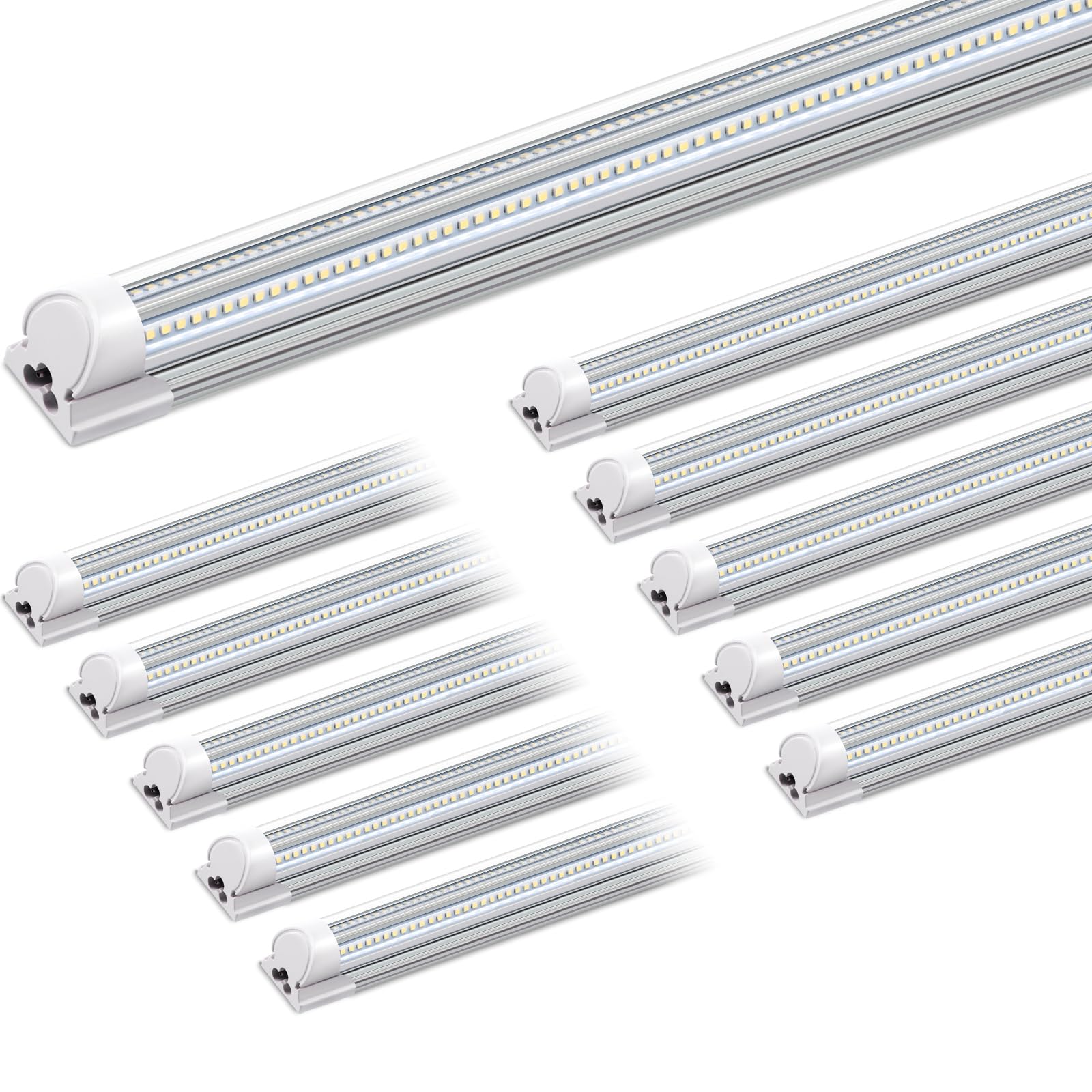 Barrina LED shop light, 8ft long, high-output daylight for bright garage work and easy visibility