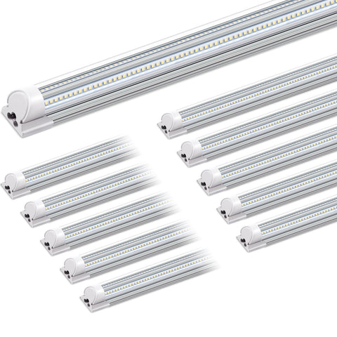 Barrina LED shop light, 8ft long, high-output daylight for bright garage work and easy visibility