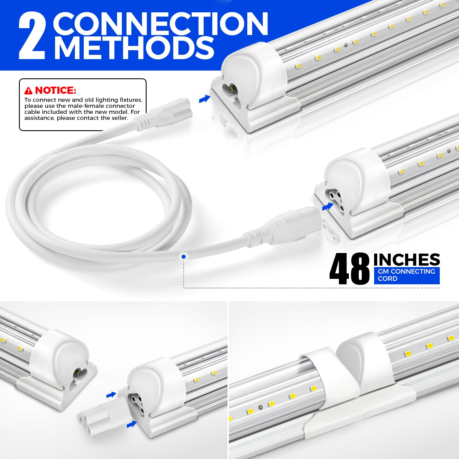 Barrina LED Shop Light flicker-free, no buzzing performance