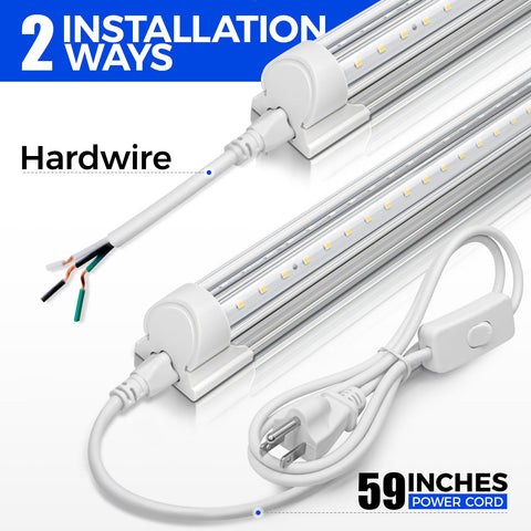 Barrina LED Shop Light ideal garage illumination with plug-in convenience