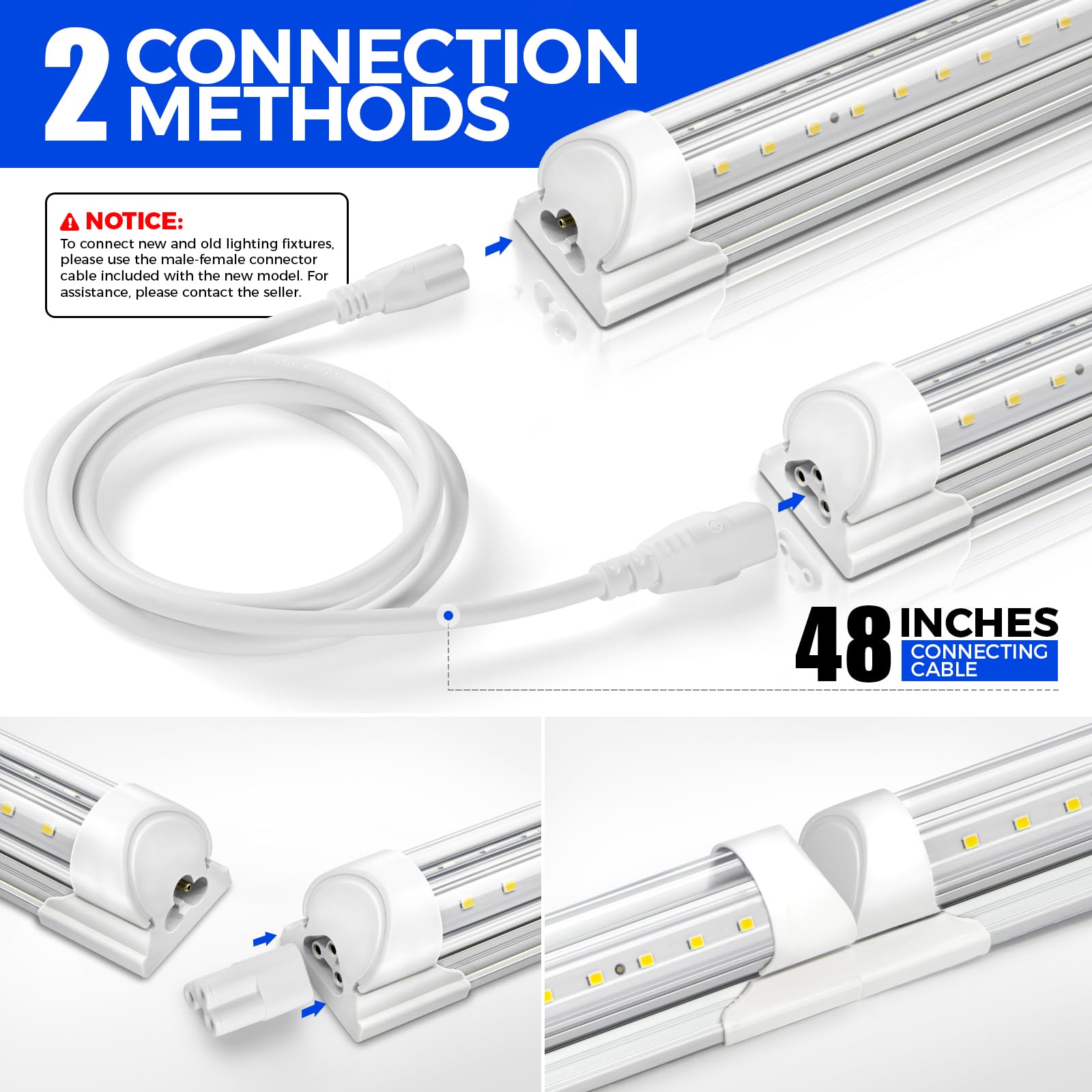 Barrina LED shop lights in garage use for clear, productive workspace.