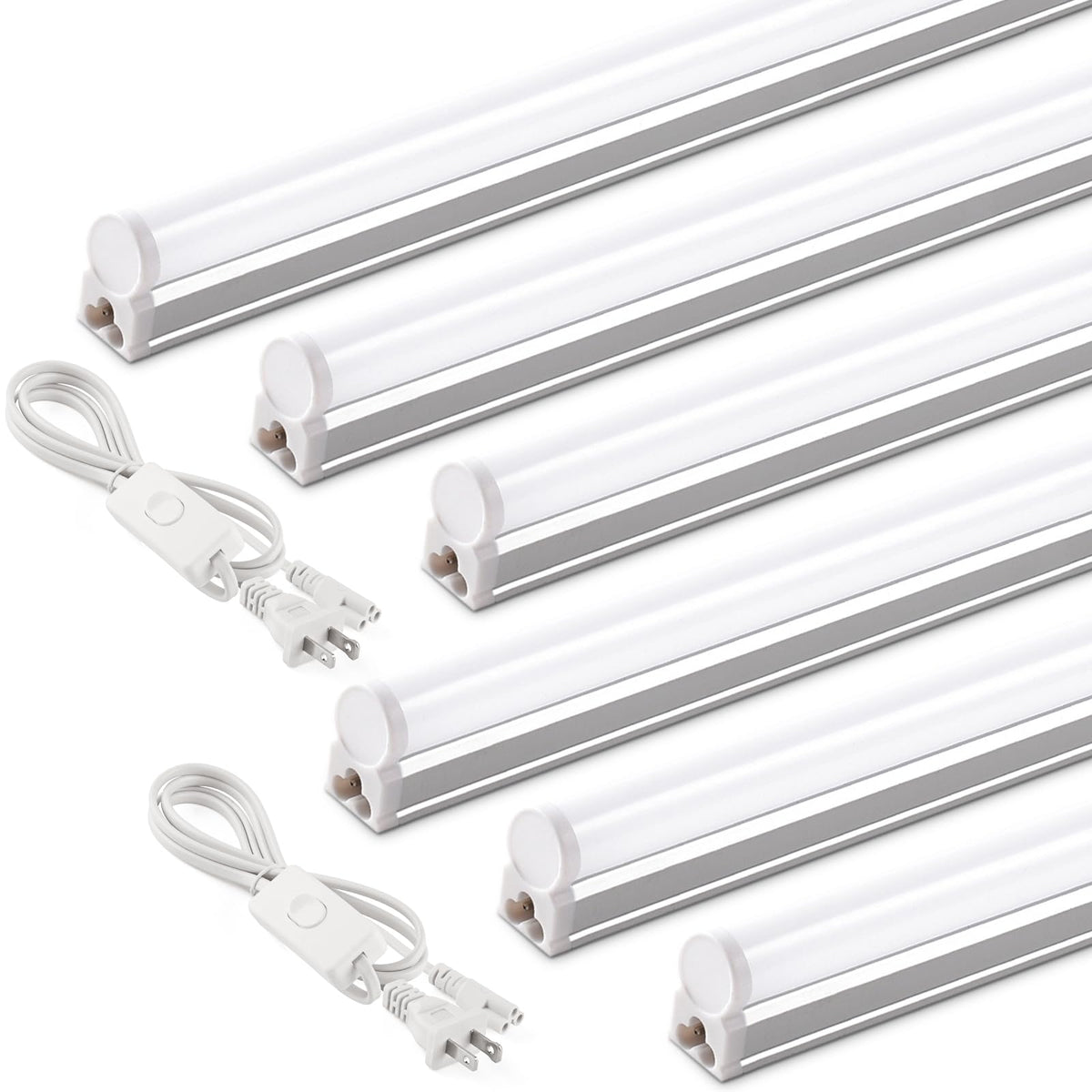 Barrina T5 4ft LED shop light in packaging highlighting compact, energy-efficient design for workshops.