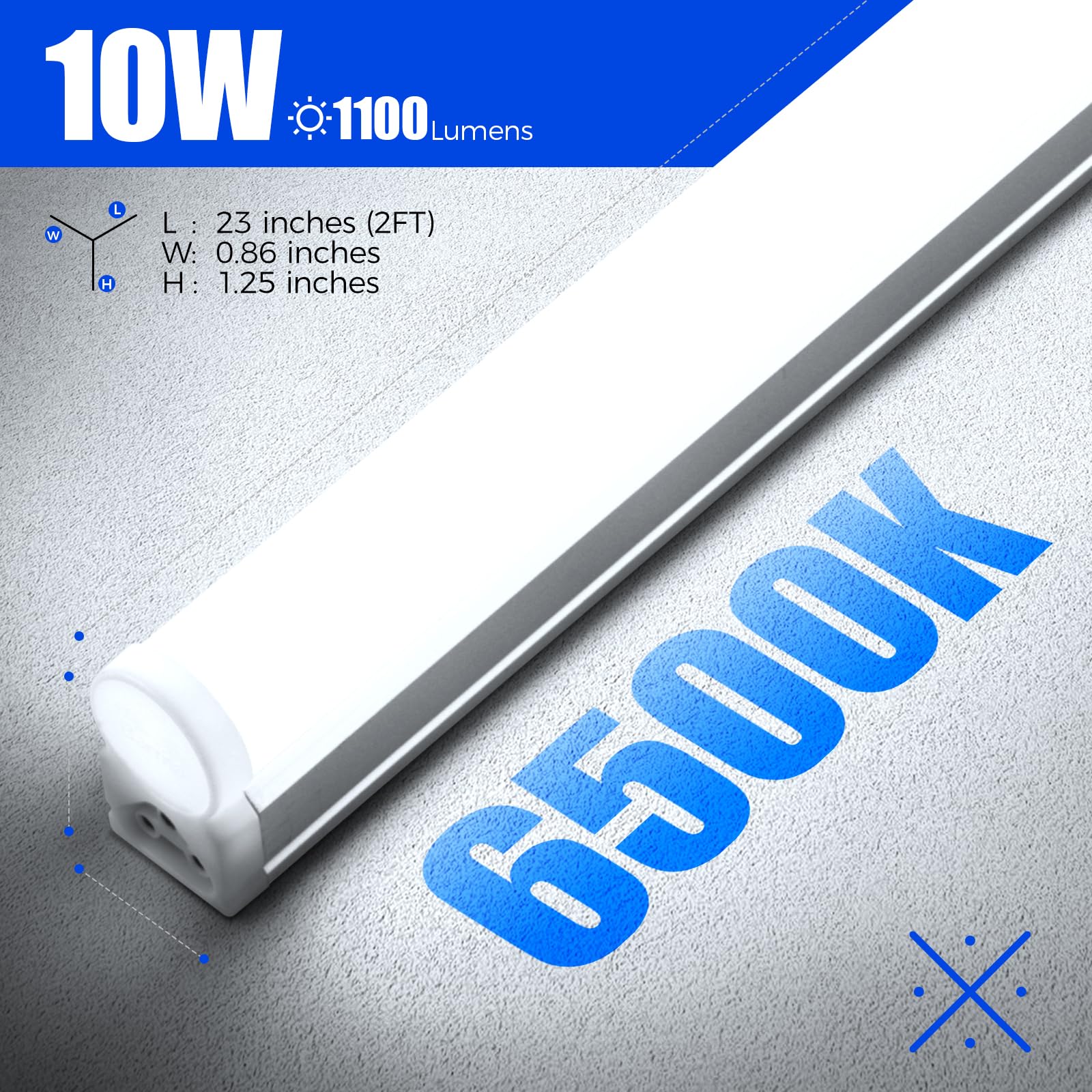 Barrina T5 LED shop light suits garage, workshop, and under-cabinet spaces.