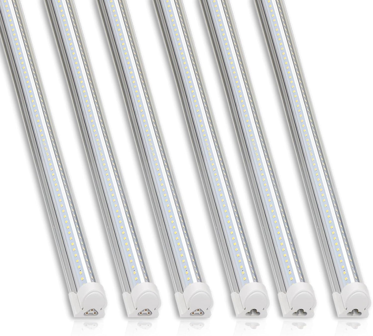 Barrina T8 LED shop light 6ft front view provides bright daylight for workshops.