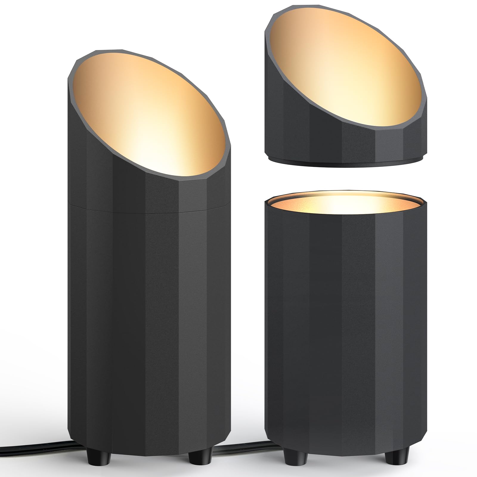 Barrina uplighting indoor spotlight on front view for versatile room accents