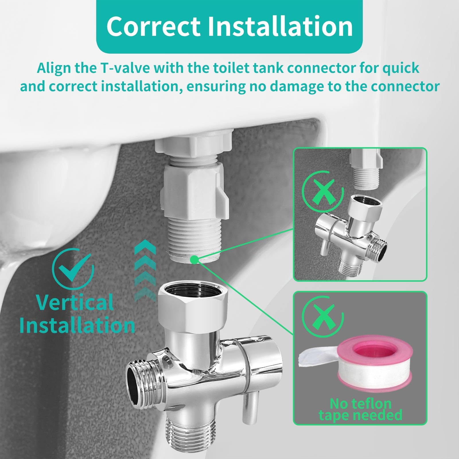 BARROCK bidet sprayer brushed nickel – intuitive spray head offers adjustable cleansing options.