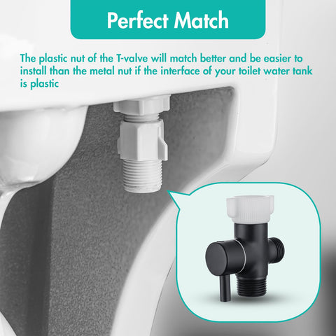 BARROCK wall-mount kit included for a tidy bathroom setup.