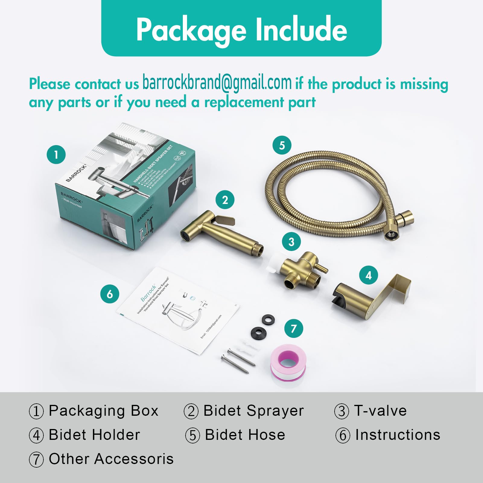 BARROCK leak proof design enhances safety and reliability when in use