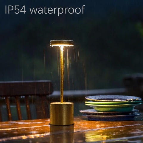 Barryca cordless lamp showing 3 color temperatures for versatile ambience