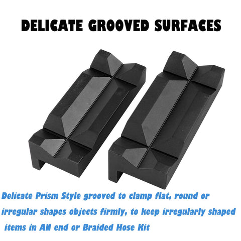 BARTOO grooved surface vise protectors secure irregular objects during assembly