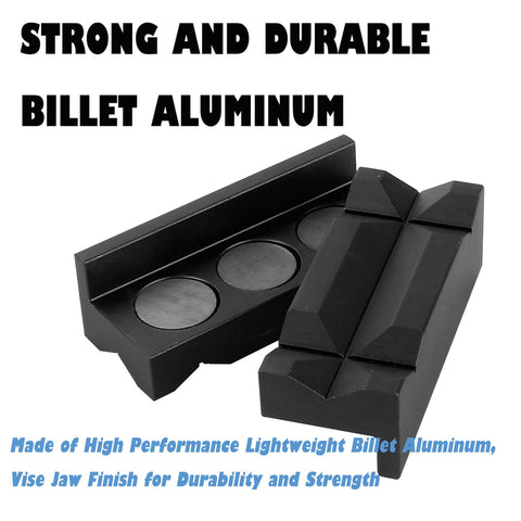BARTOO magnetic reversible vise pads hold fittings in place for quick setups