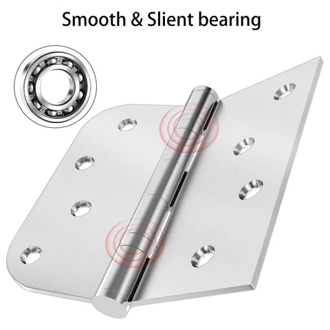 Bartuda anti-theft pin hinge adds security against removal.