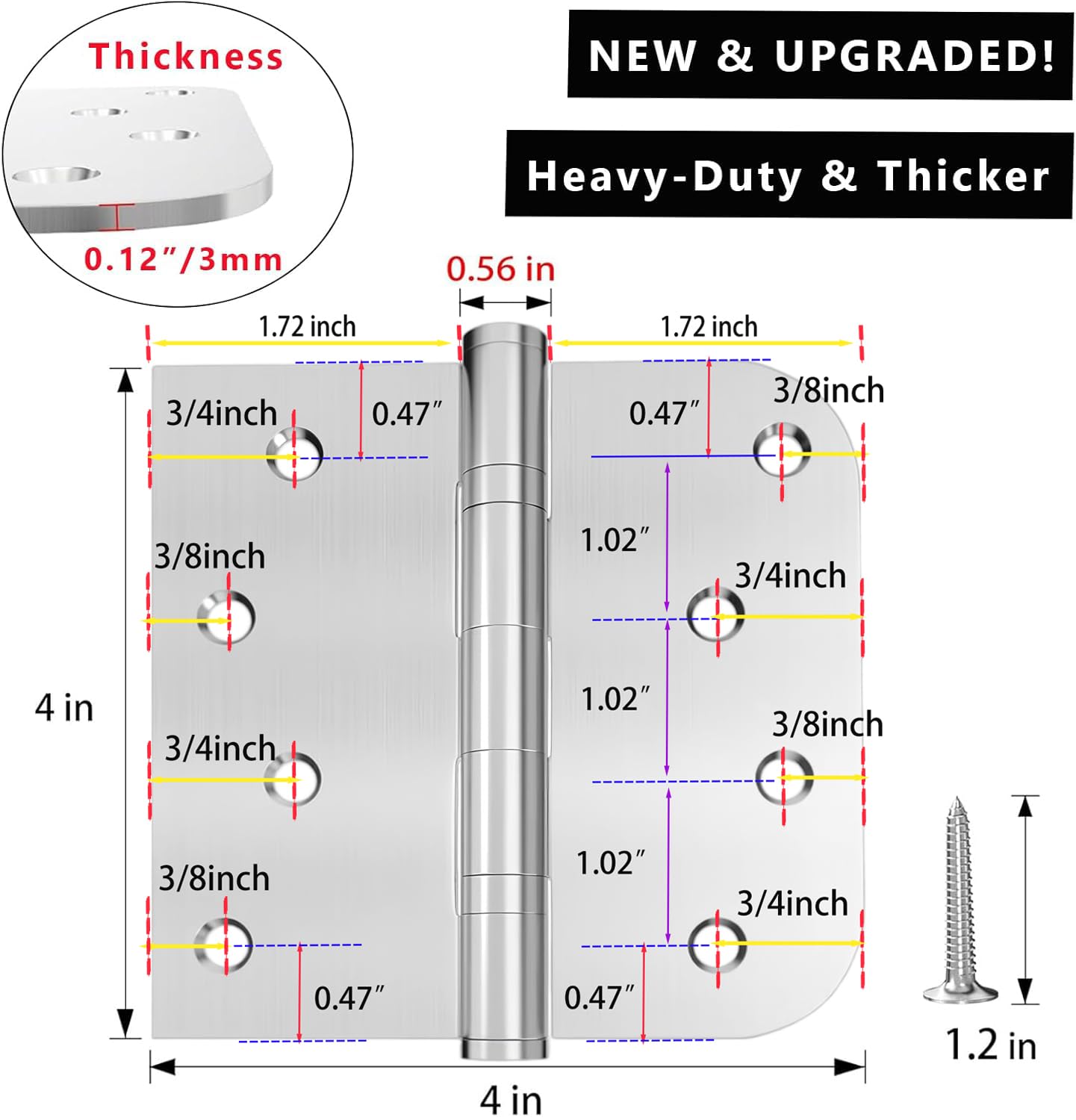 Bartuda ball-bearing hinge delivering smooth, silent operation.