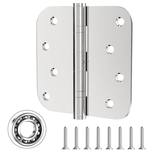 Bartuda 4-inch stainless steel hinge close-up for heavy doors