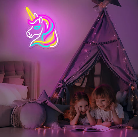 Basaneon unicorn neon sign perfect party decor backdrop