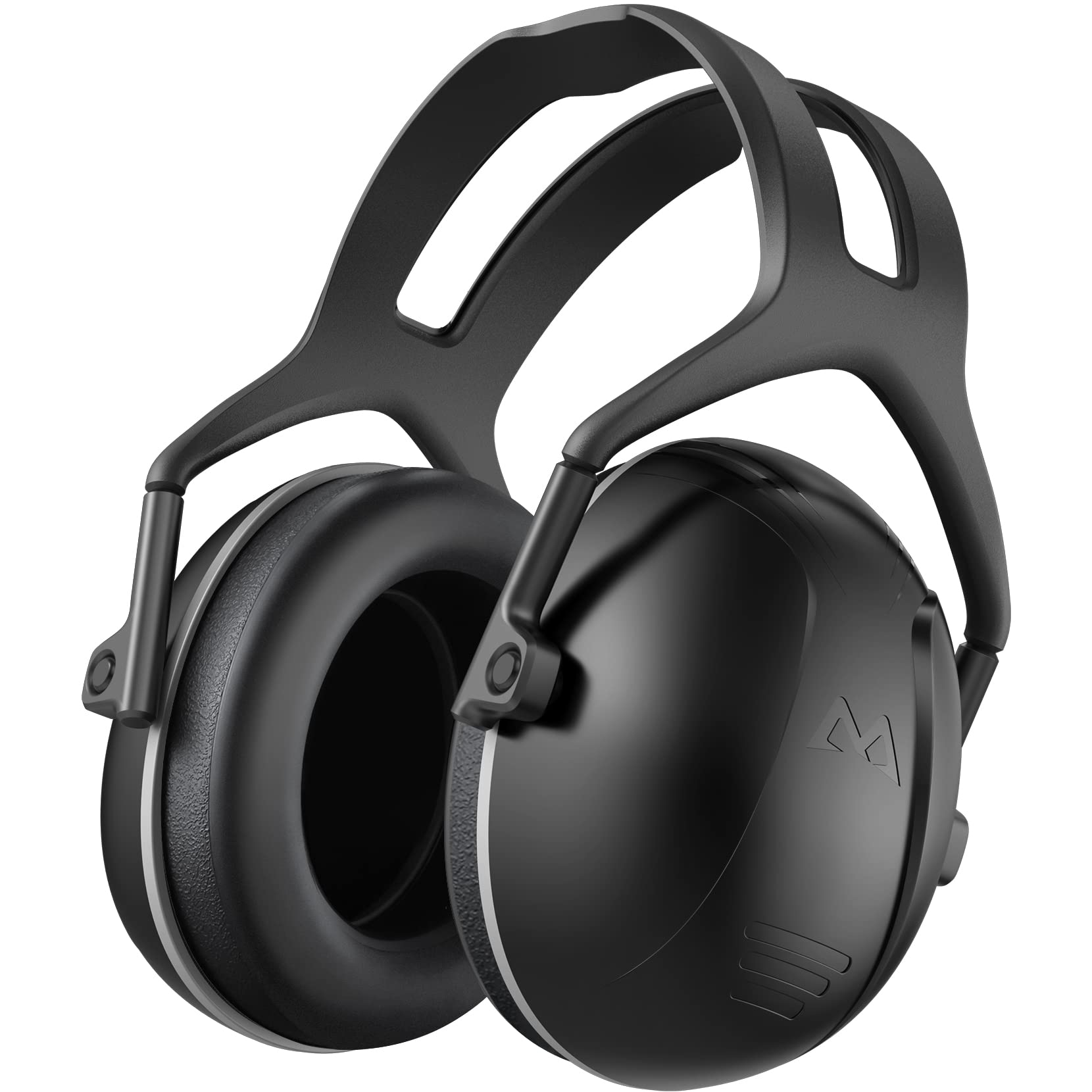 Basear SNR 35dB ear muffs outer shell helps block outdoor noise.