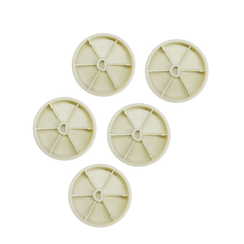 Baseboard heater knob with 2-inch outer diameter fits standard slots.