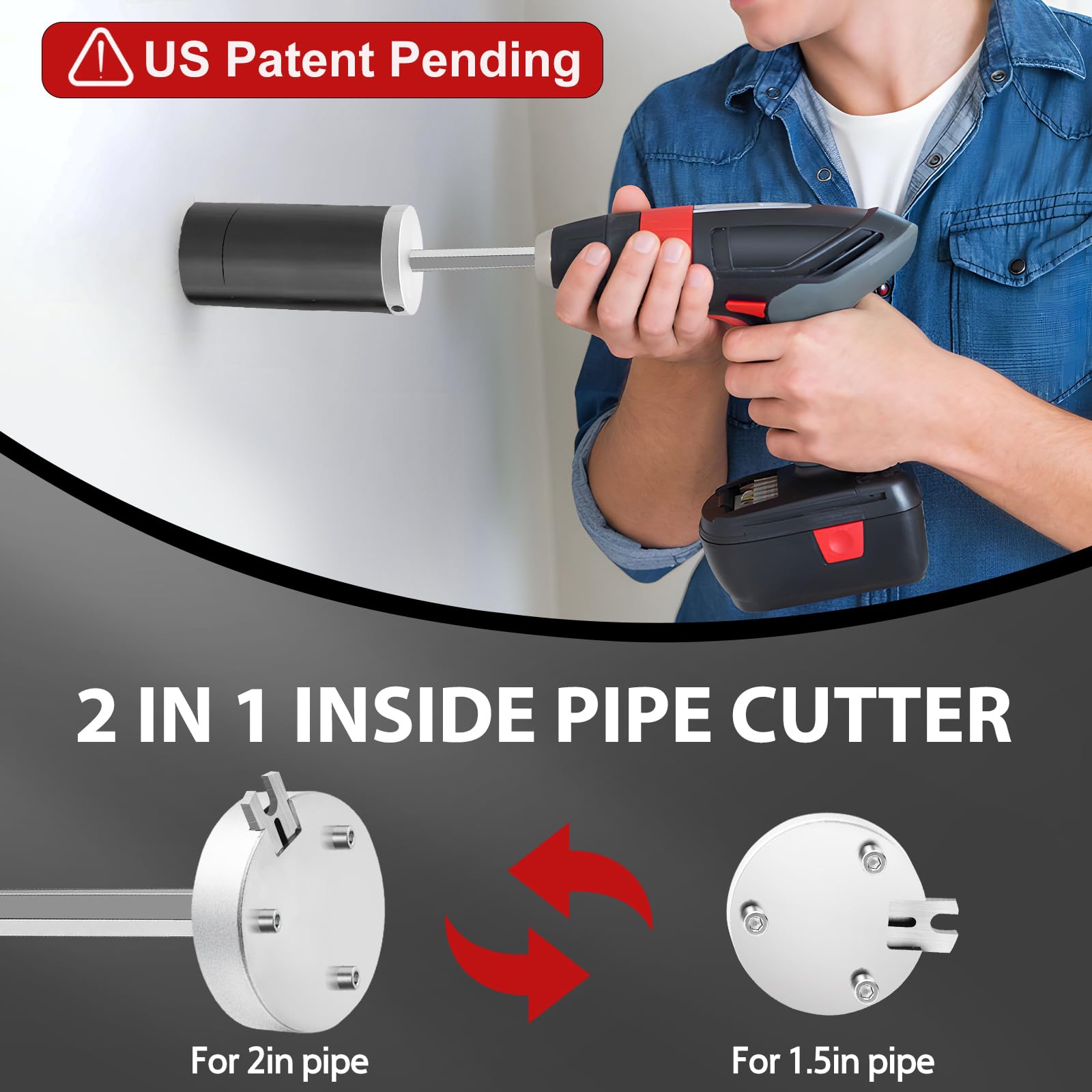 Baski inside pipe cutter for 2 inch pipes delivers clean, on-depth cuts