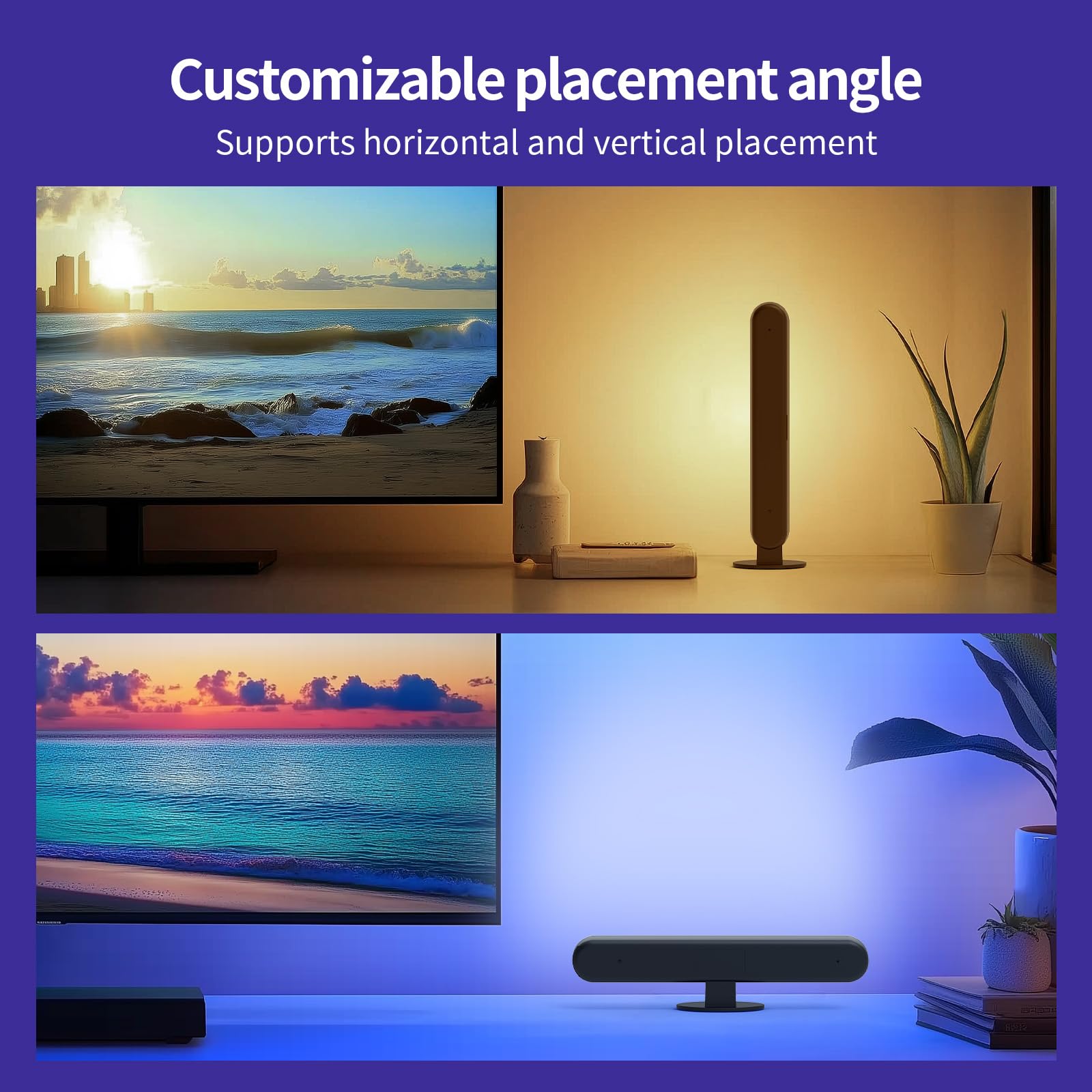 BASON LIGHTING Bluetooth control lets you adjust colors from your phone.