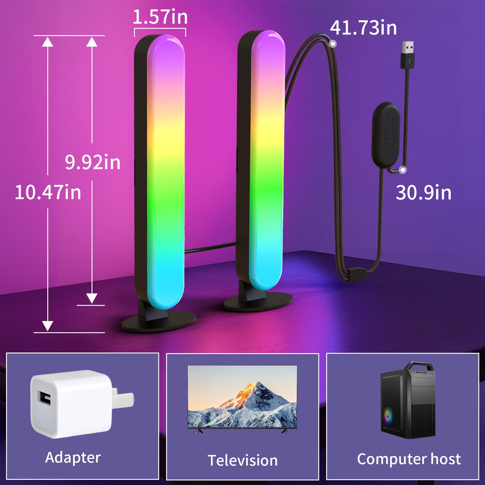 BASON LIGHTING compact design fits neatly into any room or workspace.