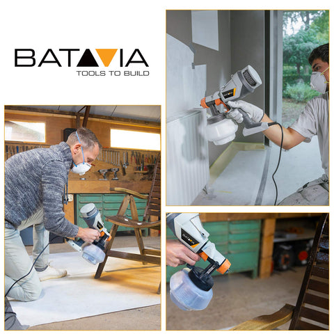 Batavia sprayer nozzles four sizes for different materials.