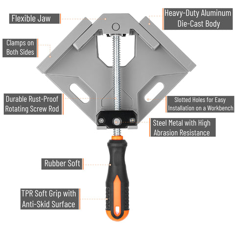 Bates Choice adjustable swing jaw clamps adapt to varying thickness for accurate clamping