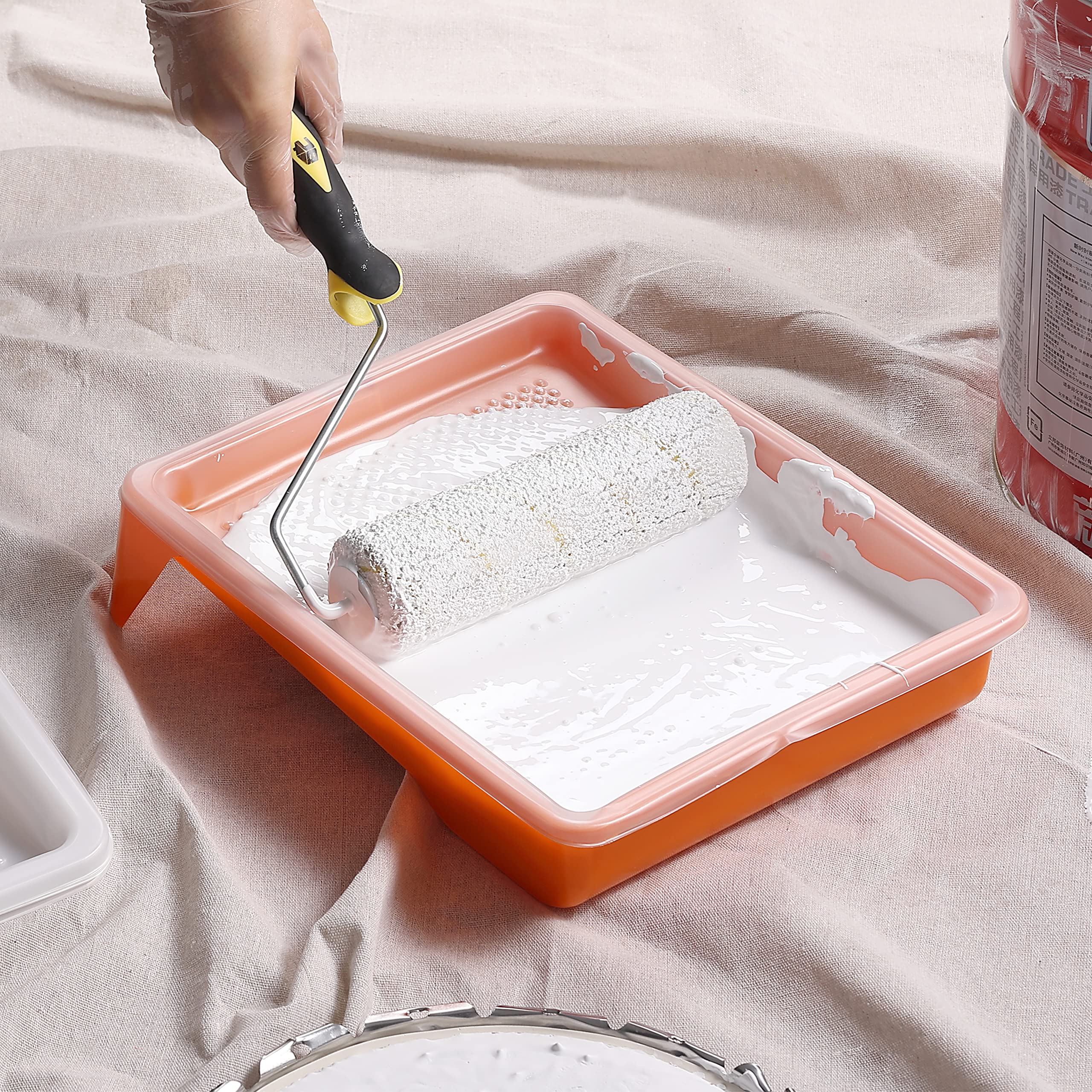 Bates Choice cleanup-friendly-tray-liner reduces washing time.