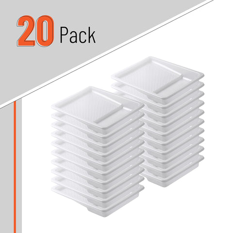 Bates Choice clear-durable-tray-liner for easy cleanup after painting.