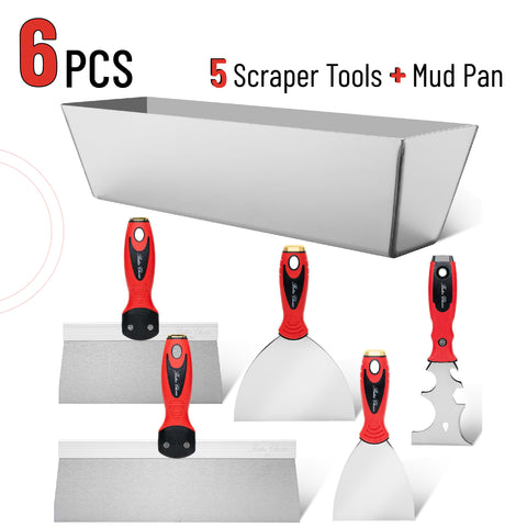 Bates Choice five-blade knives offer precision for corners and broad surfaces.