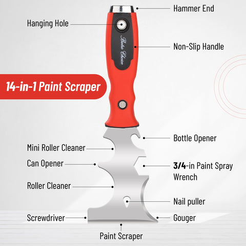 Mud pan with ergonomic design keeps compound ready and tools clean.
