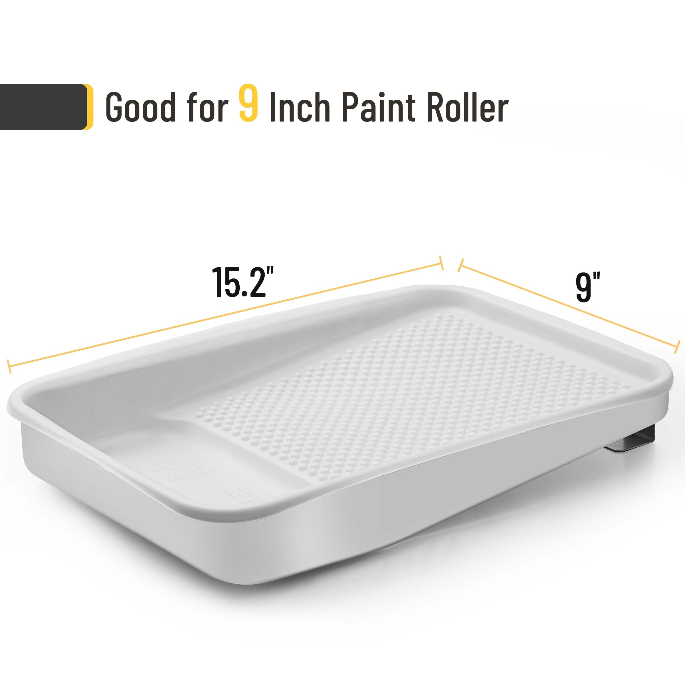 Bates Choice liners feature a textured surface for smooth paint application.