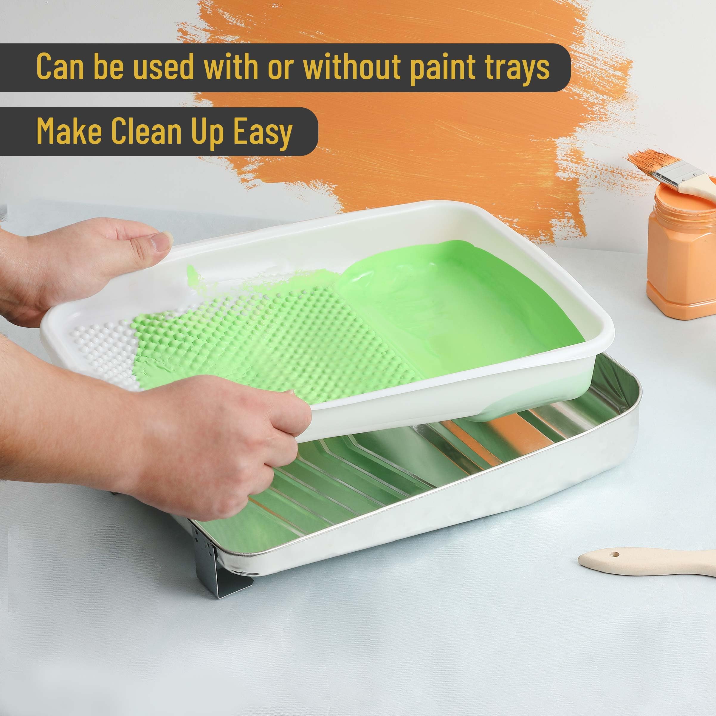 Bates Choice liners enable quick color changes with less cleanup and waste.