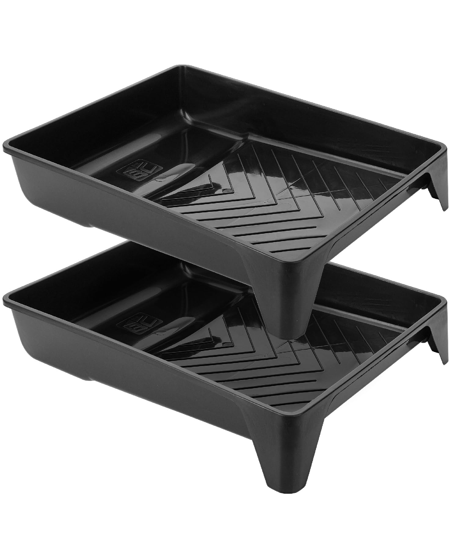 Bates Choice 9 inch paint tray with deep capacity for efficient roller loading.