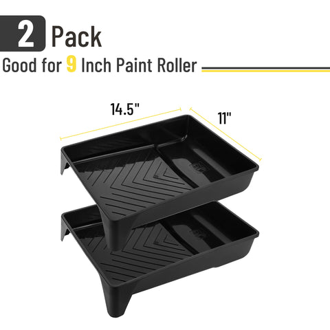 Bates Choice paint tray featuring textured ridge for even paint distribution.