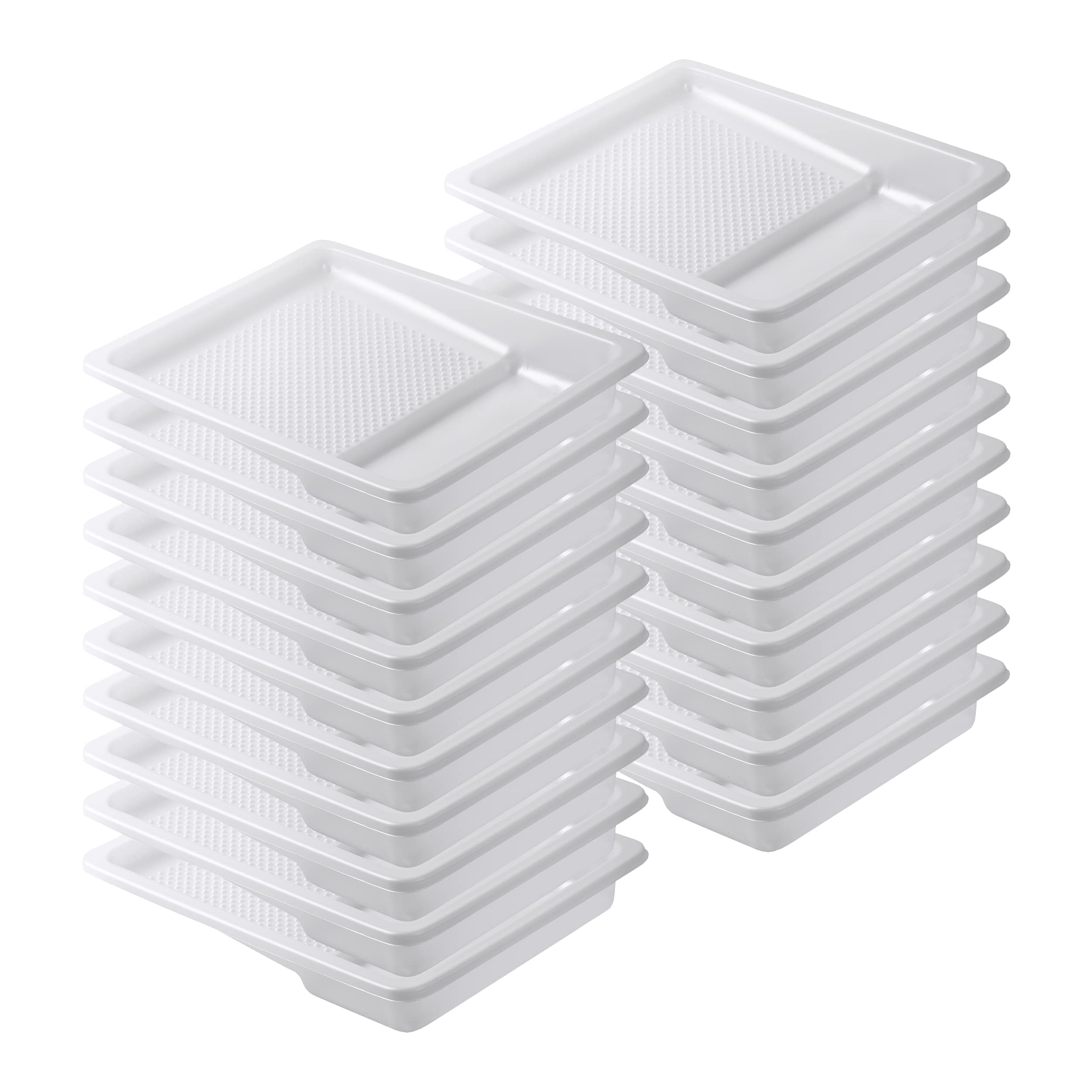Bates Choice paint-tray-liner 9-inch pack-20 ensures quick cleanups between colors.
