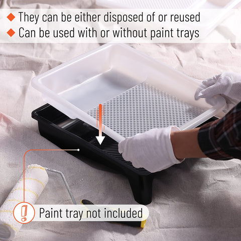 Bates Choice durable plastic withstands multiple paint types without tearing.