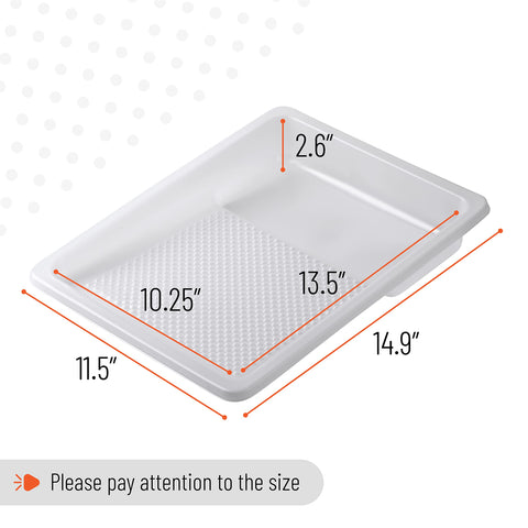 Bates Choice ribbed interior promotes even paint distribution for smooth application.