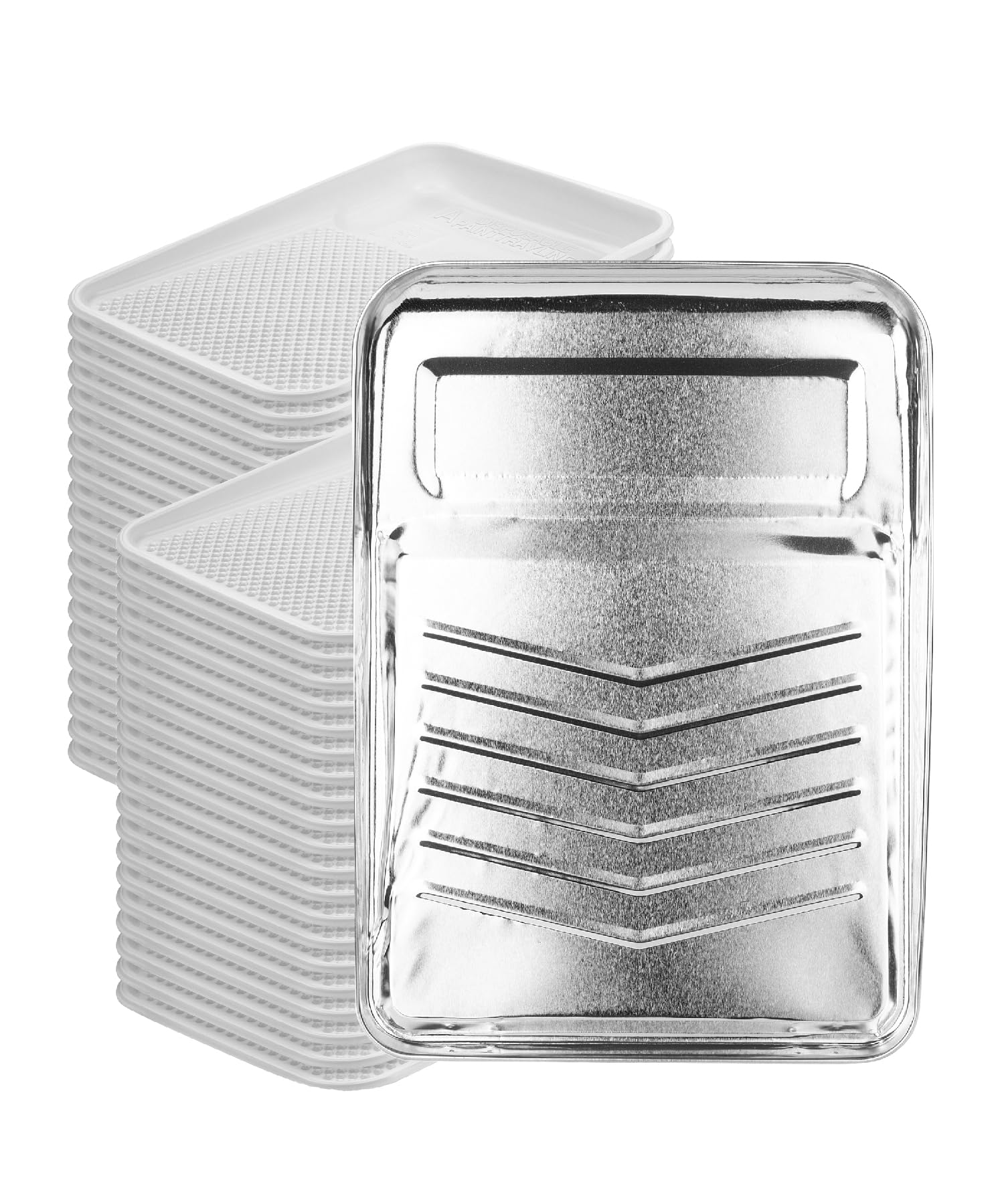 Bates Choice metal paint tray provides a sturdy base for heavy painting projects.